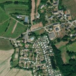 Vue satellite de Camping Le Soleil de Saint-Sieu à Lancieux
