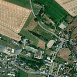 Vue satellite de Parking de camping car Aire des Brèches beauvoir le Mont-Saint-Michel à Beauvoir