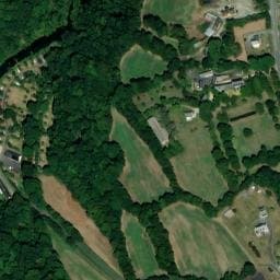 Vue satellite de Camping de Milin Kerhé à Pommerit-le-Vicomte