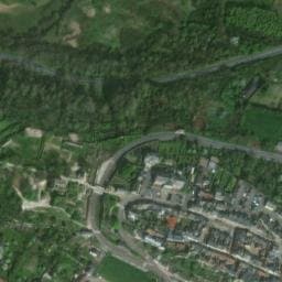 Vue satellite de Parking de Domfront à Domfront en Poiraie