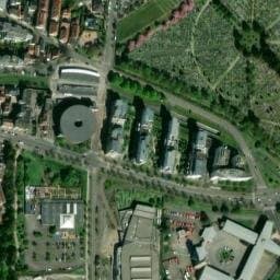 Vue satellite de Parking Relais (Espace Européen de l'Entreprise) à Schiltigheim