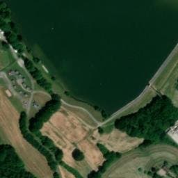 Vue satellite de Aire de camping car de La Ferté Macé à Bagnoles de l'Orne Normandie