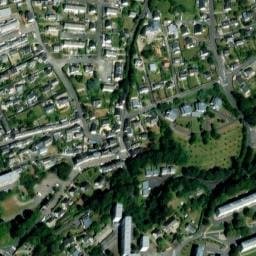 Vue satellite de Aire de camping-car de Morlaix à Garlan