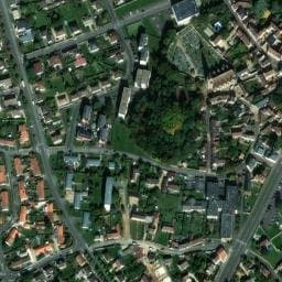 Vue satellite de Aire de camping-car Châteauneuf-en-Thymerais à Châteauneuf-en-Thymerais