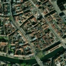 Vue satellite de Parking Gutenberg à Strasbourg