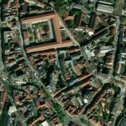 Vue satellite de Parking Bateliers à Strasbourg