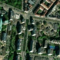 Vue satellite de Parking P1 Esplanade - centre commercial à Strasbourg