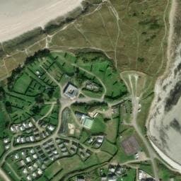 Vue satellite de Camping de l'Aber Benoît à Saint-Pabu