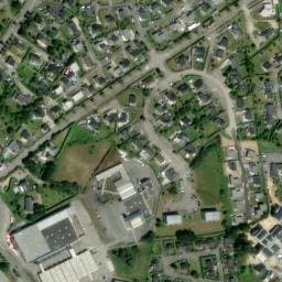 Vue satellite de Aire de camping-car à Lesneven à Lesneven