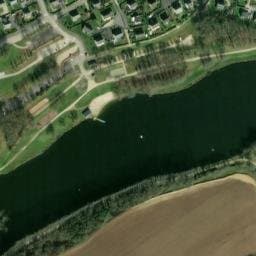 Vue satellite de Aire de camping-cars de Lanorgant à Mespaul