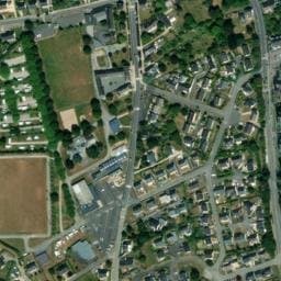 Vue satellite de Aire de Camping-Car Yves Bodin à Beaussais-sur-Mer