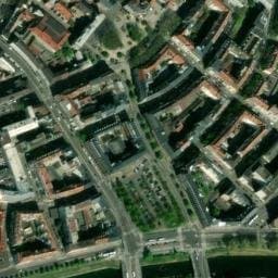 Vue satellite de Parking Austerlitz à Strasbourg