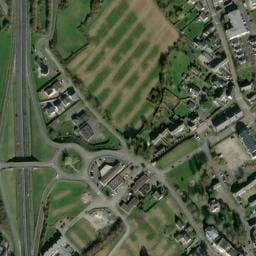 Vue satellite de Aire de stationnement de Pordic Centre à Trégomeur