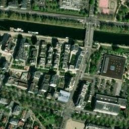 Vue satellite de Parking Danube vert à Strasbourg