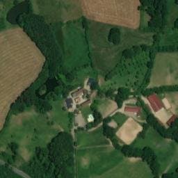 Vue satellite de La Cabane sur l'Ile à Joué-du-Bois