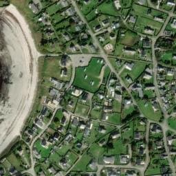 Vue satellite de Aire de camping-car à Saint-Pabu à Saint-Pabu
