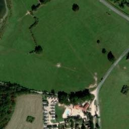 Vue satellite de Aire de service / Camping Le Clos du Vieux Moulin à Châtillon-sur-Broué