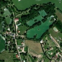 Vue satellite de Camping des "Tommelles" à Saint-Just-Sauvage