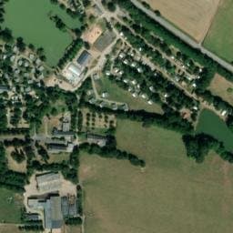 Vue satellite de Camping Huttopia Baie du Mont St Michel à La Boussac