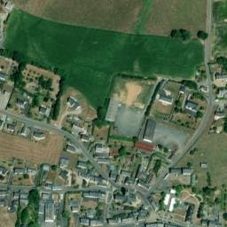 Vue satellite de Aire de Services Saint-Martin de Landelles à Monthault