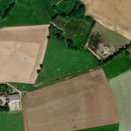 Vue satellite de Aire de Stationnement Bagnoles de Pom à Rives d'Andaine
