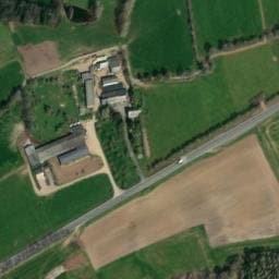 Vue satellite de Roulotte > Ferme de la Gortière à Le Teilleul