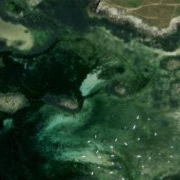 Vue satellite de Abri de l'île d'Iock à Landunvez