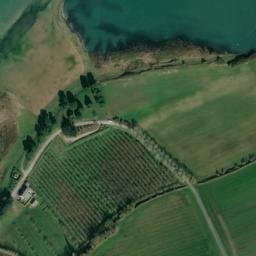 Vue satellite de Camping de la Ville Ger à Langrolay-sur-Rance