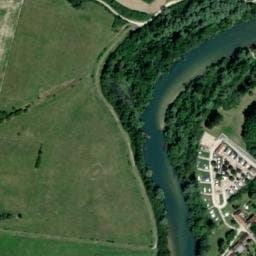 Vue satellite de Camping des Joyeux Campeurs à Pont-sur-Seine