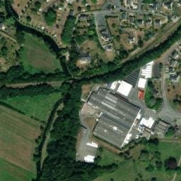 Vue satellite de Camping Les Vergers à Saint-Lormel