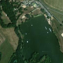 Vue satellite de Aire de camping-cars à Fontaine-Simon à La Loupe