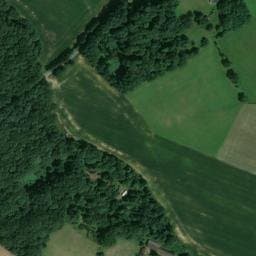 Vue satellite de La cabane du Perche à Courgeon