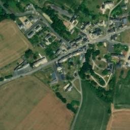Vue satellite de Camping municipal à Landébia