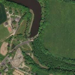 Vue satellite de Camping Municipal des Chauvières à Saint-Fraimbault