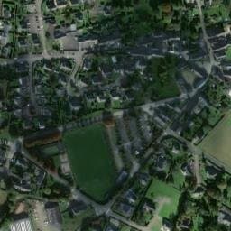 Vue satellite de Camping de La Hallerais Taden Dinan à Saint-Samson-sur-Rance