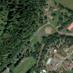 Vue satellite de Camping des Lacs à Pierre-Percée