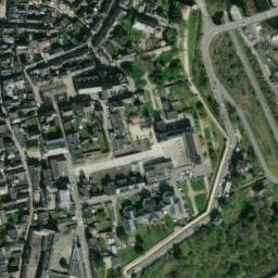 Vue satellite de Aire de stationnement camping-car du Viaduc de Dinan à Dinan