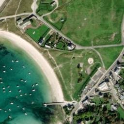 Vue satellite de Aire des Camping-Cars Lampaul-Plouarzel à Porspoder