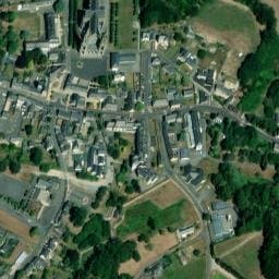 Vue satellite de Camping de Pontmain à Pontmain