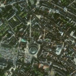 Vue satellite de Parking Place Foch Alençon à Alençon