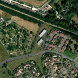 Vue satellite de Aire de camping-car de Chartres à Le Coudray