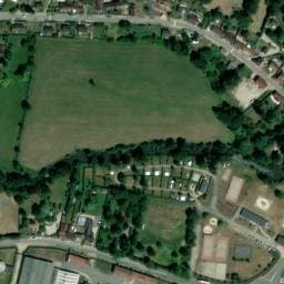 Vue satellite de Camping des Bords de l'Huisne à Bizou