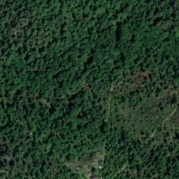 Vue satellite de Fontaine de la vallée de la Chambre à Fontainebleau