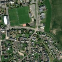 Vue satellite de Aire de service de Javron-les-Chapelles à Javron-les-Chapelles