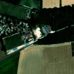Vue satellite de Saint-Barthélémy à Traînel