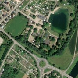 Vue satellite de Camping Municipal - Le Wagelrott à Matzenheim