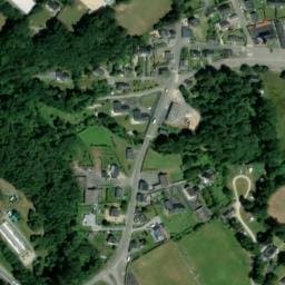 Vue satellite de Camping municipal du Gollen à Le Tréhou