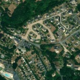 Vue satellite de Camping Au Bocage du Lac à Jugon-les-Lacs