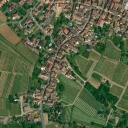 Vue satellite de Dépose bus centre du village à Mittelbergheim