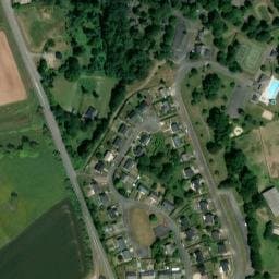 Vue satellite de Aire de Camping-car - Le parc de Vaux à Saint-Loup-du-Gast